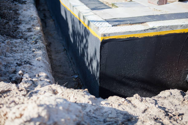 Residential Waterproofing installation at a Rancocas, NJ home by SJ Waterproofing Pros